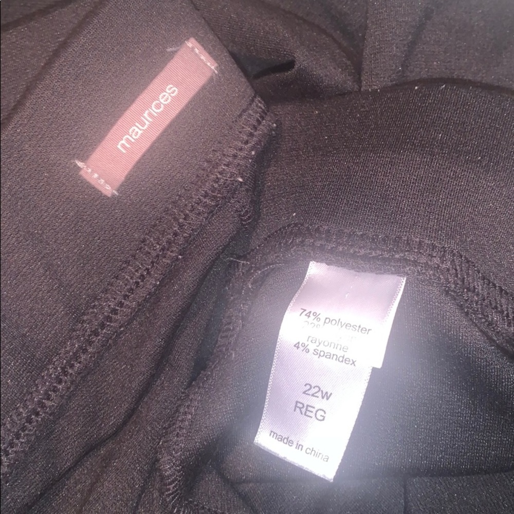 Maurices black skinny ankle pants